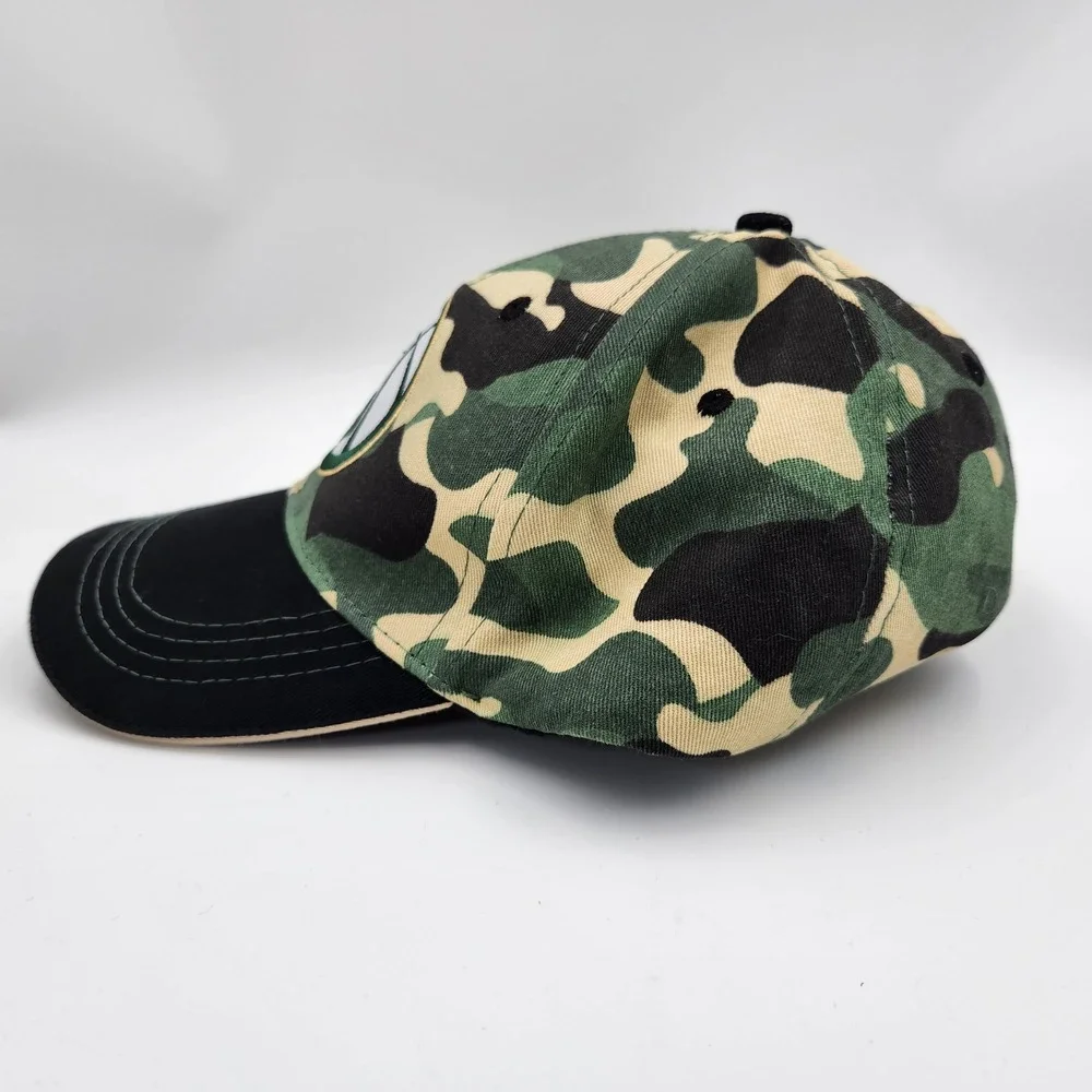 Milwaukee Bucks Hat Sky High Camo Fear The Deer‎ NBA Basketball Adjustable BMO